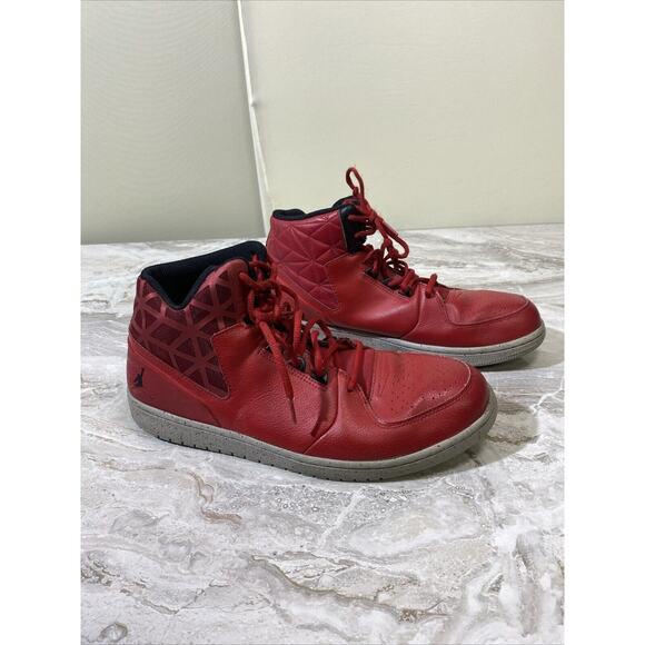 Nike Air Jordan1 Flight 3 Hi Tops Red/Black 743188-600 Men’s Size 12 - Picture 1 of 13